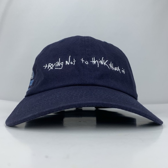 JoJo Tour 2022 Hat Trying Not To Think About It Adjustable Blue Baseball Cap main image 13